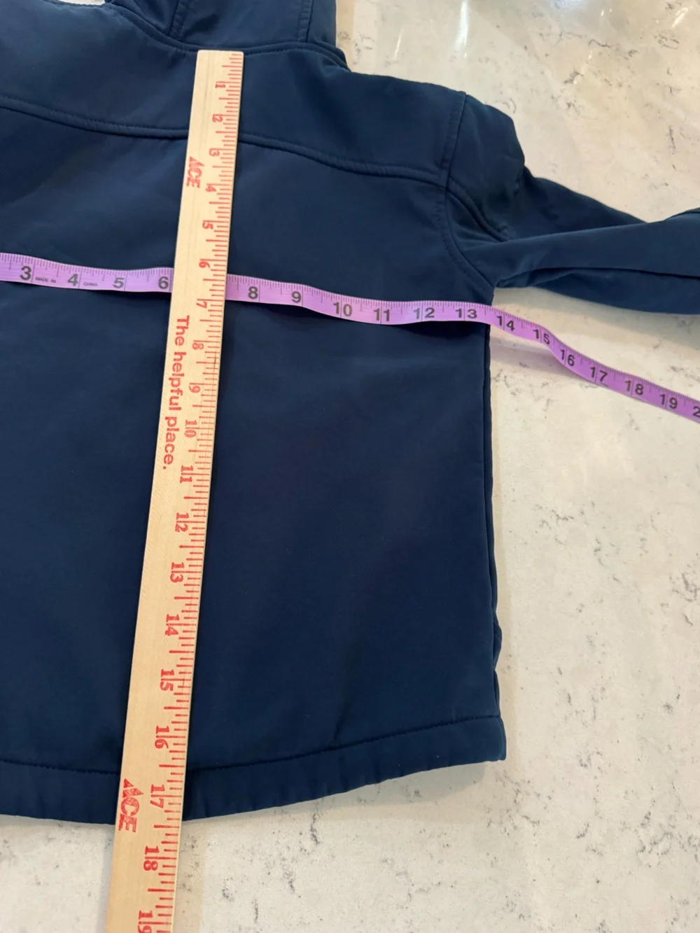 Mountain Hardware Exodus Kids softshell Fleece Boys size 5-6 Navy Blue